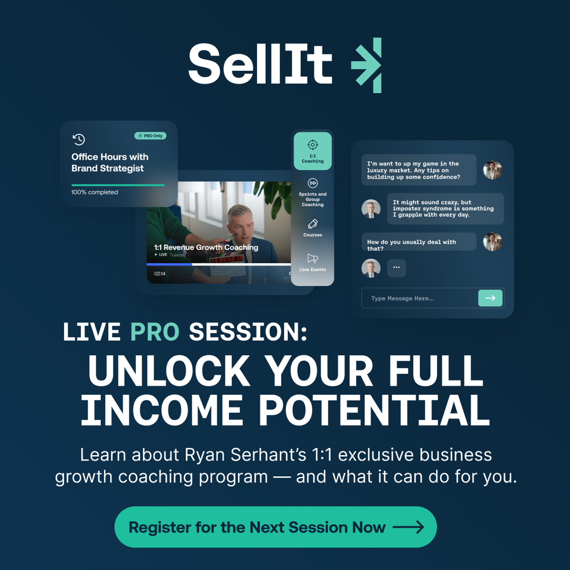 JOIN US FOR A LIVE PRO INFOSESSION - RSVP NOW