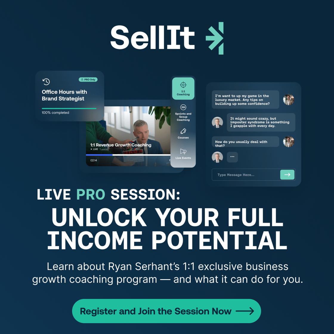 JOIN US FOR A LIVE PRO INFOSESSION NOW